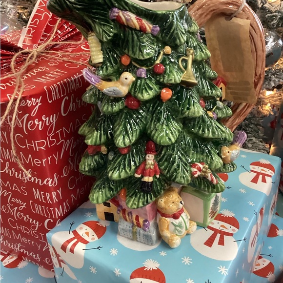 SOLD! Spode Vintage Christmas Tree Pitcher - Picture 2 of 5